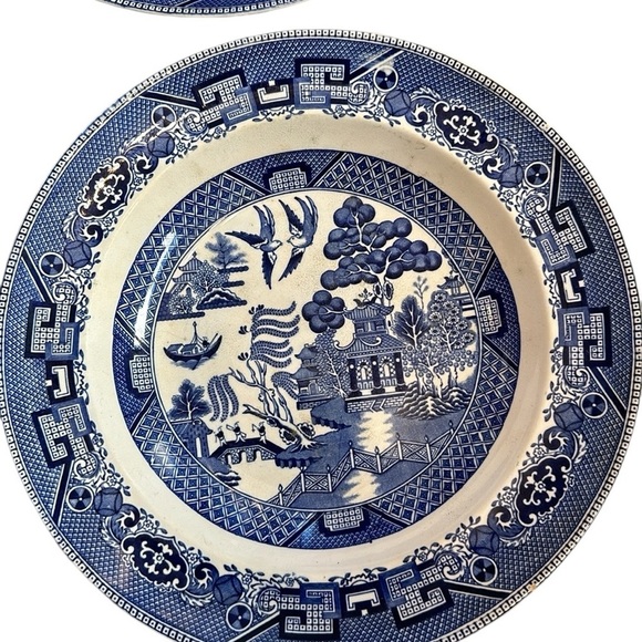 Blue Willow Cream Soup Bowl Lot - Picture 3 of 3